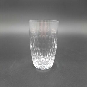 Elegant Clear Crystal Tumbler‎ Glass With Faceted Design